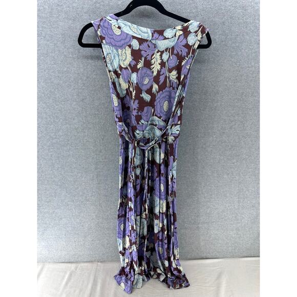 Lux Urban Outfitters Women's sz L Low Cut Floral Sundress Midi Y2K Fall attire - Picture 6 of 8